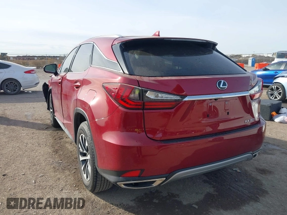 2022 Lexus RX with VIN 2T2HZMAA3NC222600, listed as a IAAI auction lot 41087504 with 32,216 mi miles. Bid and sale history available at carsss.com. Image 3.