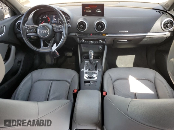 2017 Audi A3 Sedan Premium Plus with VIN WAUJ8GFF5H1058660, listed as a Copart auction lot 70348483 with 82,094 mi miles. Bid and sale history available at carsss.com. Image 8.
