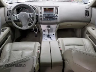 2005 Infiniti FX with VIN JNRAS08U15X103058, listed as a Copart auction lot 49421815 with 121,498 mi miles and Salvage title. Bid and sale history available at DreamBid. Image 8.