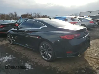 2018 Infiniti Q60 Red Sport 400 with VIN JN1FV7EL2JM630560, listed as a Copart auction lot 45980175 with 48,943 mi miles and Salvage title. Bid and sale history available at DreamBid. Image 2.