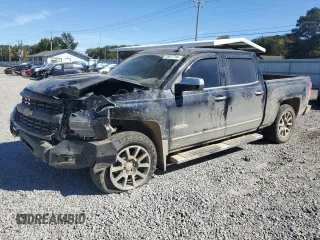 2018 Chevrolet Silverado 1500 High Country with VIN 3GCUKTEJ7JG457268, listed as a Copart auction lot 76817794 with Not Provided miles and Salvage Title. Bid and sale history available at DreamBid. Image 1.