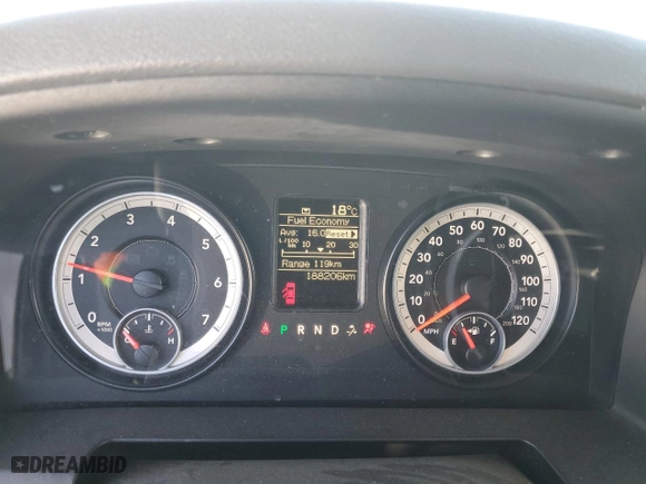 2013 Ram 1500 Classic Tradesman with VIN 1C6RR6ST8DS661400, listed as a Copart auction lot 79411694 with 188,206 mi miles and Salvage Title. Bid and sale history available at carsss.com. Image 9.