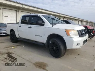 2010 Nissan Titan XE with VIN 1N6BA0EJ2AN322714, listed as a Copart auction lot 47388545 with Not Provided miles and Salvage Title. Bid and sale history available at carsss.com. Image 4.
