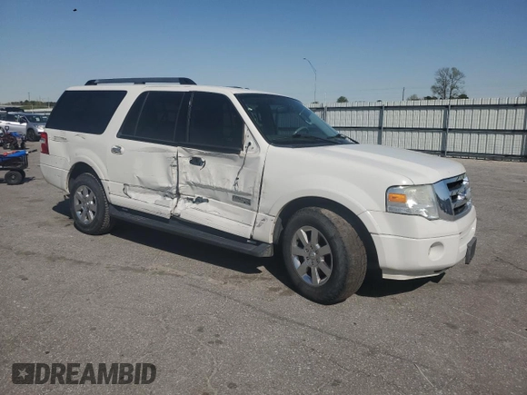 2008 Ford Expedition Max SSV with VIN 1FMFK155X8LA71789, listed as a Copart auction lot 50510605 with 111,177 mi miles and Salvage title. Bid and sale history available at DreamBid. Image 4.