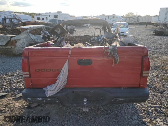 2003 Dodge Dakota with VIN 1D7GG16X23S267062, listed as a Copart auction lot 71924784 with 0 mi miles and Salvage Title. Bid and sale history available at carsss.com. Image 6.