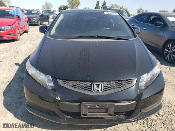 2013 Honda Civic Cpe LX with VIN 2HGFG3B59DH509734, listed as a Copart auction lot 50624725 with 79,730 mi miles and Salvage Title. Bid and sale history available at carsss.com. Image 5.