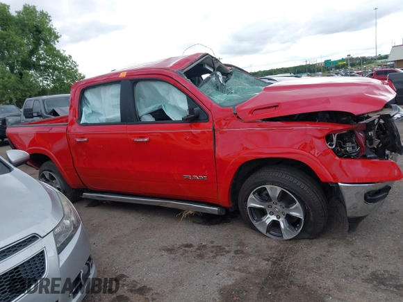 2022 Ram 1500 Laramie with VIN 1C6SRFJT5NN349361, listed as a IAAI auction lot 42342436 with Not provided miles and . Bid and sale history available at DreamBid. Image 12.