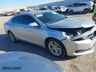 2015 Chevrolet Impala LT with VIN 2G1125S31F9158096, listed as a IAAI auction lot 41398322 with 163,641 mi miles. Bid and sale history available at carsss.com. Image 1.