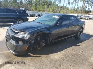 2015 Chrysler 300 with VIN 2C3CCABG8FH815687, listed as a Copart auction lot 48177935 with 89,837 mi miles and Salvage Title. Bid and sale history available at carsss.com. Image 1.