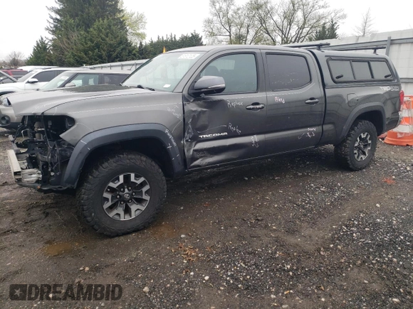 2017 Toyota Tacoma SR5 with VIN 3TMDZ5BN0HM021436, listed as a Copart auction lot 51812125 with 123,812 mi miles and Salvage Title. Bid and sale history available at carsss.com. Image 1.