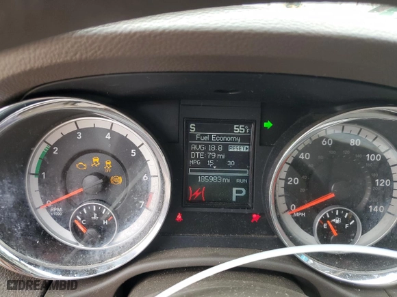 2011 Dodge Durango Express with VIN 1D4RE2GG4BC667553, listed as a Copart auction lot 48150265 with 185,983 mi miles and Salvage Title. Bid and sale history available at carsss.com. Image 9.