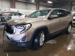 2018 GMC Terrain SLE with VIN 3GKALMEX9JL132790, listed as a Copart auction lot 48725925 with 67,445 mi miles and Salvage Title. Bid and sale history available at carsss.com. Image 1.