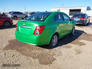 2014 Chevrolet Sonic LT with VIN 1G1JC5SH3E4219619, listed as a IAAI auction lot 41208791 with 122,161 mi miles. Bid and sale history available at carsss.com. Image 4.