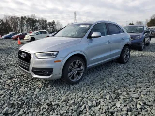 2015 Audi Q3 2.0T Premium Plus with VIN WA1EFCFS4FR006008, listed as a Copart auction lot 45450295 with 139,581 mi miles and Salvage Title. Bid and sale history available at carsss.com. Image 1.