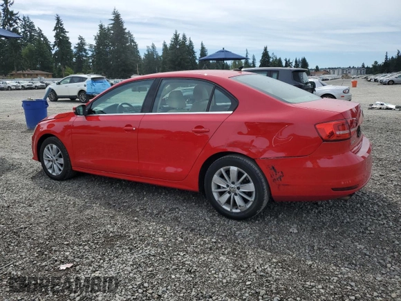 2015 Volkswagen Jetta SE with VIN 3VWD17AJ5FM315331, listed as a Copart auction lot 65616245 with 114,436 mi miles and Salvage title. Bid and sale history available at DreamBid. Image 2.