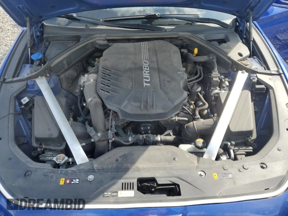 2019 Genesis G70 3.3T Advanced with VIN KMTG74LE9KU043838, listed as a Copart auction lot 71562724 with 57,376 mi miles and Non Repairable. Bid and sale history available at carsss.com. Image 11.
