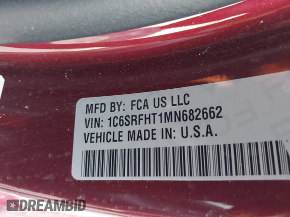 2021 Ram 1500 Limited z VIN 1C6SRFHT1MN682662, wystawiony jako IAAI lot #41134317 z przebiegiem 29 446 mil mil oraz . Historia ofert i sprzedaży dostępna na DreamBid. Obrazek 9.