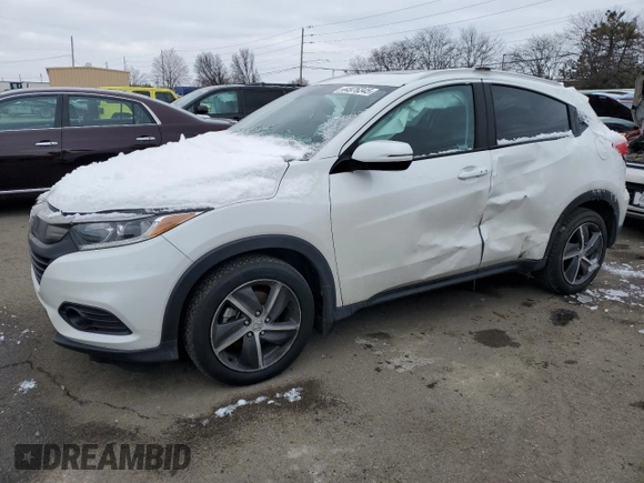 2022 Honda HR-V EX with VIN 3CZRU6H59NM731118, listed as a Copart auction lot 44976345 with 66,595 mi miles and Salvage Title. Bid and sale history available at carsss.com. Image 1.