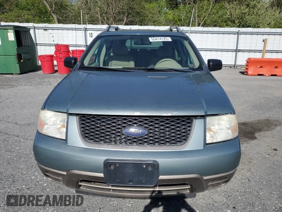 2006 Ford Freestyle SE z VIN 1FMZK01186GA52299, wystawiony jako Copart lot #55414125 z przebiegiem 146 604 mil mil oraz Tytuł czysty. Historia ofert i sprzedaży dostępna na DreamBid. Obrazek 5.