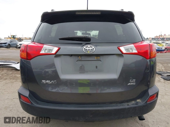 2015 Toyota RAV4 LE with VIN 2T3BFREVXFW277470, listed as a IAAI auction lot 42063725 with 119,122 mi miles. Bid and sale history available at carsss.com. Image 16.