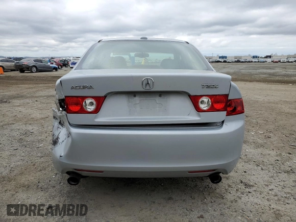 2005 Acura TSX with VIN JH4CL95835C031304, listed as a Copart auction lot 50831355 with 236,203 mi miles and Salvage title. Bid and sale history available at DreamBid. Image 6.