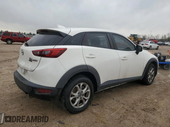 2017 Mazda CX-3 Sport with VIN JM1DKDB7XH0154076, listed as a Copart auction lot 86657104 with 87,655 mi miles and Salvage Title. Bid and sale history available at carsss.com. Image 3.