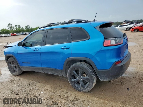2021 Jeep Cherokee Altitude with VIN 1C4PJLLB0MD215189, listed as a Copart auction lot 61094535 with 88,449 mi miles and Salvage title. Bid and sale history available at DreamBid. Image 2.