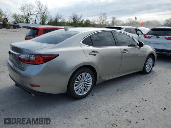 2017 Lexus ES with VIN 58ABK1GG7HU041956, listed as a Copart auction lot 53037135 with 79,482 mi miles and Salvage Title. Bid and sale history available at carsss.com. Image 3.