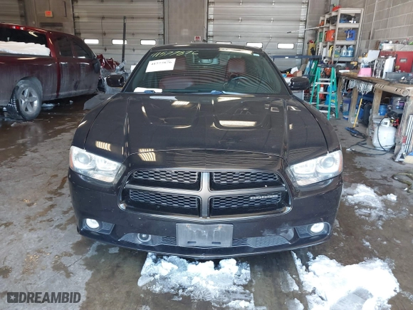2011 Dodge Charger RT Max with VIN 2B3CM5CT1BH548996, listed as a IAAI auction lot 41577876 with 191,585 mi miles. Bid and sale history available at carsss.com. Image 12.