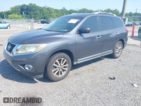 2013 Nissan Pathfinder SL with VIN 5N1AR2MM5DC653605, listed as a IAAI auction lot 42754792 with 149,010 mi miles and . Bid and sale history available at DreamBid. Image 2.