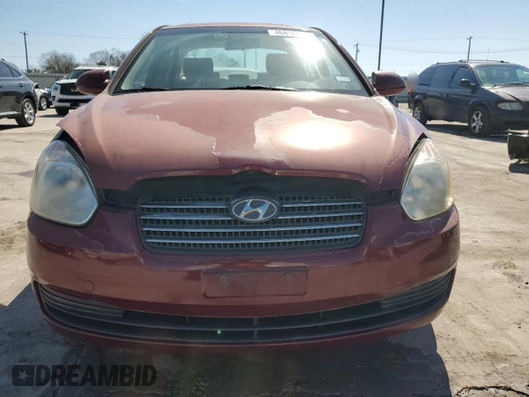 2007 Hyundai Accent GLS with VIN KMHCN46C77U123350, listed as a Copart auction lot 46856845 with 150,833 mi miles and Clean Title. Bid and sale history available at carsss.com. Image 5.