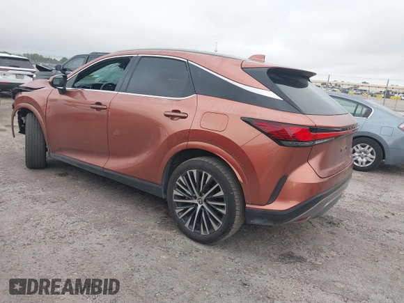 2023 Lexus RX with VIN 2T2BAMCA4PC017350, listed as a IAAI auction lot 41627560 with 18,109 mi miles. Bid and sale history available at carsss.com. Image 3.