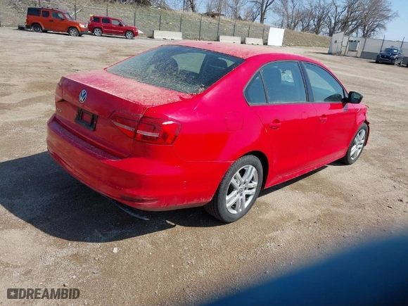 2015 Volkswagen Jetta Sedan 2.0L S with VIN 3VW2K7AJ7FM252432, listed as a IAAI auction lot 41910367 with 129,960 mi miles. Bid and sale history available at carsss.com. Image 4.