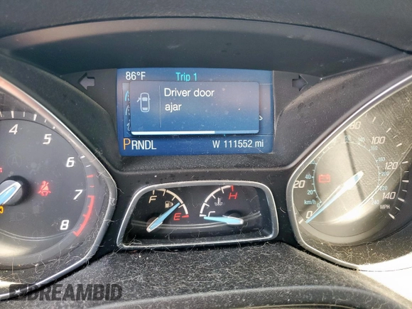 2014 Ford Focus SE with VIN 1FADP3K20EL305376, listed as a Copart auction lot 51878905 with 111,552 mi miles and Salvage Title. Bid and sale history available at carsss.com. Image 9.