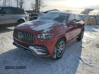 2023 Mercedes-Benz GLE 53 AMG with VIN 4JGFD6BB6PA884493, listed as a Copart auction lot 88470875 with 7,918 mi miles and Salvage title. Bid and sale history available at DreamBid. Image 1.