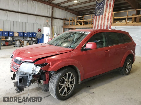 2017 Dodge Journey GT with VIN 3C4PDDEGXHT610387, listed as a Copart auction lot 49231325 with 93,383 mi miles and Salvage Title. Bid and sale history available at DreamBid. Image 1.