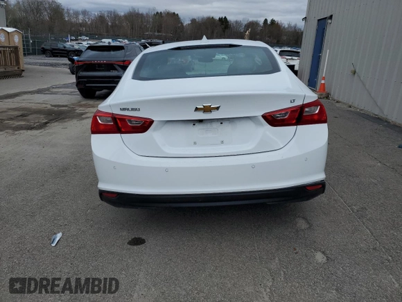 2025 Chevrolet Malibu LT with VIN 1G1ZD5STXSF141313, listed as a Copart auction lot 53520395 with 5,391 mi miles and Non Repairable. Bid and sale history available at DreamBid. Image 6.