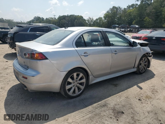 2014 Mitsubishi Lancer Ralliart with VIN JA32V6FV5EU000994, listed as a Copart auction lot 68766704 with 89,276 mi miles and Salvage Title. Bid and sale history available at DreamBid. Image 3.