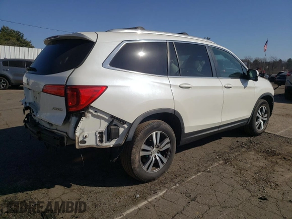 2016 Honda Pilot EX-L with VIN 5FNYF6H58GB111797, listed as a Copart auction lot 49082765 with 145,055 mi miles and Salvage Title. Bid and sale history available at carsss.com. Image 3.