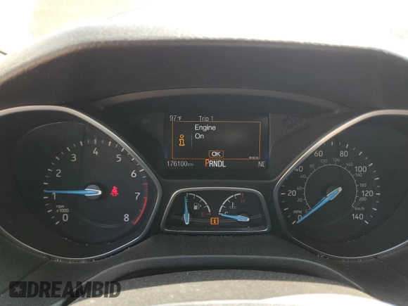 2017 Ford Focus SE with VIN 1FADP3F23HL329556, listed as a Copart auction lot 58716575 with 176,100 mi miles and Clean title. Bid and sale history available at DreamBid. Image 9.