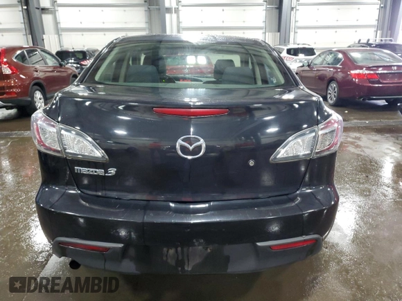 2010 Mazda 3 i Sport with VIN JM1BL1SFXA1264622, listed as a Copart auction lot 60656605 with 186,508 mi miles and Salvage title. Bid and sale history available at DreamBid. Image 6.