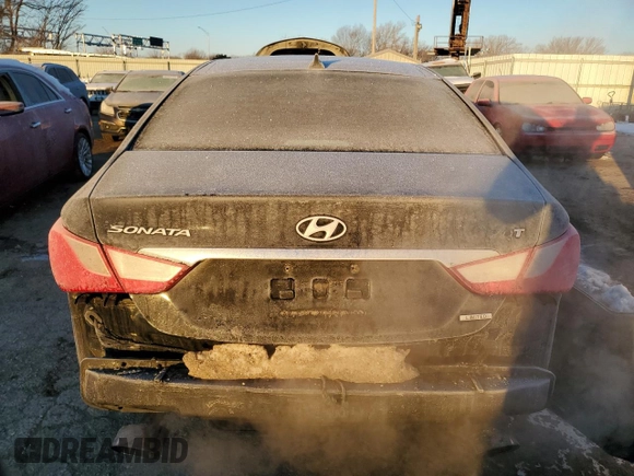 2012 Hyundai Sonata SE with VIN 5NPEC4AB3CH360701, listed as a Copart auction lot 87855345 with 203,798 mi miles and Non Repairable. Bid and sale history available at carsss.com. Image 6.