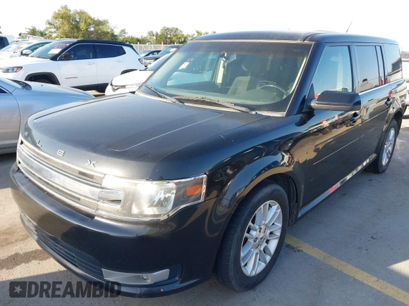 2013 Ford Flex SEL with VIN 2FMHK6C89DBD33136, listed as a IAAI auction lot 42019929 with 190,574 mi miles. Bid and sale history available at carsss.com. Image 2.