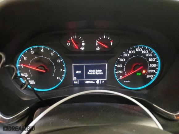 2019 Chevrolet Equinox LS with VIN 2GNAXSEV4K6210182, listed as a Copart auction lot 45501265 with 143,556 mi miles and Salvage Title. Bid and sale history available at carsss.com. Image 9.