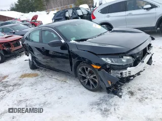 2019 Honda Civic Sport with VIN 2HGFC2F80KH515476, listed as a IAAI auction lot 41460716 with 124,545 mi miles and . Bid and sale history available at DreamBid. Image 1.