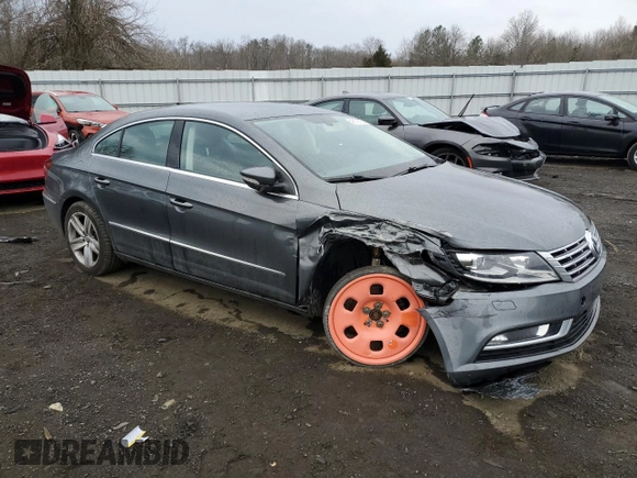 2016 Volkswagen CC Sport with VIN WVWBP7ANXGE502972, listed as a Copart auction lot 46179155 with 77,501 mi miles and Salvage Title. Bid and sale history available at DreamBid. Image 4.
