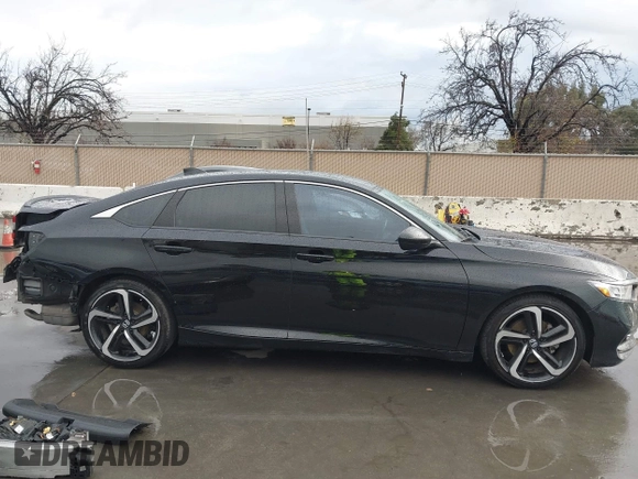 2018 Honda Accord Sedan Sport 1.5T with VIN 1HGCV1F3XJA198718, listed as a IAAI auction lot 41772799 with 120,475 mi miles. Bid and sale history available at carsss.com. Image 14.