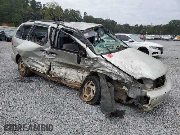 2003 Toyota Sienna LE with VIN 4T3ZF13C83U517614, listed as a Copart auction lot 72593664 with 0 mi miles and Salvage Title. Bid and sale history available at carsss.com. Image 4.