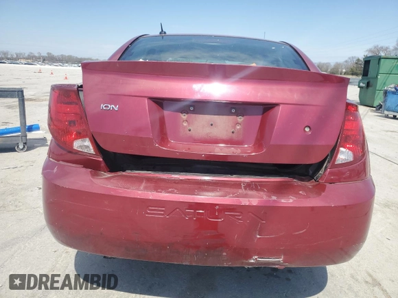 2006 Saturn ION with VIN 1G8AJ55FX6Z200989, listed as a Copart auction lot 50992695 with 217,960 mi miles and Clean Title. Bid and sale history available at carsss.com. Image 6.