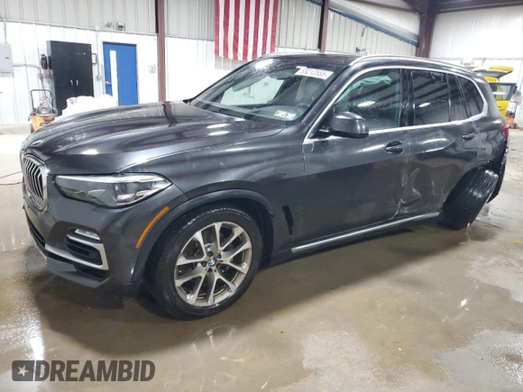 2020 BMW X5 xDrive40i with VIN 5UXCR6C09L9C51165, listed as a Copart auction lot 58212555 with Not provided miles and Salvage title. Bid and sale history available at DreamBid. Image 1.